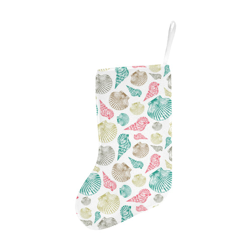 Colorful shell pattern Christmas Stocking