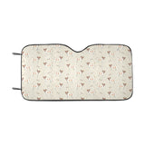 Jack Russel Pattern Print Design 02 Car Sun Shade