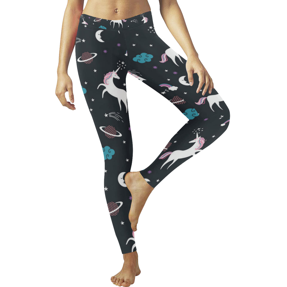 unicorn rainbows moon clound star pattern Women's Legging Fulfilled In US