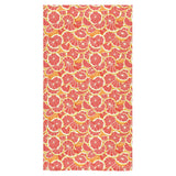 Tropical grapefruit pattern Bath Towel