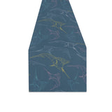 Swordfish Pattern Print Design 02 Table Runner