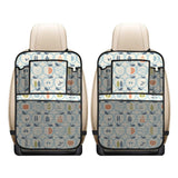 apples leaves pattern Car Seat Back Organizer