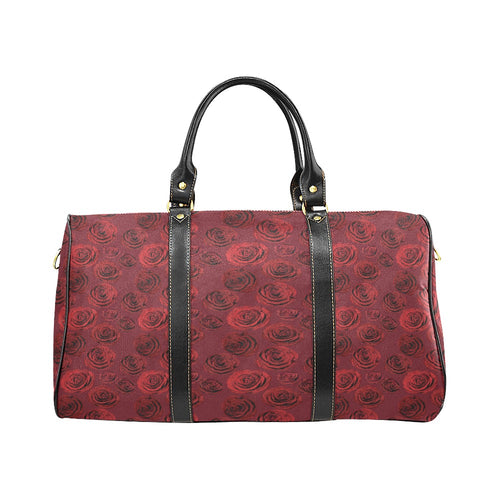 Rose Pattern Print Design 03 Travel Bag