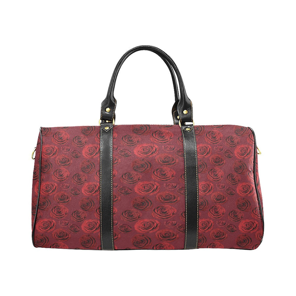 Rose Pattern Print Design 03 Travel Bag