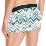 zigzag  chevron paint design pattern Men's All Over Print Boxer Briefs Men's Underwear