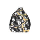 Billiard Ball Pattern Print Design 04 All Over Print Chest Bag