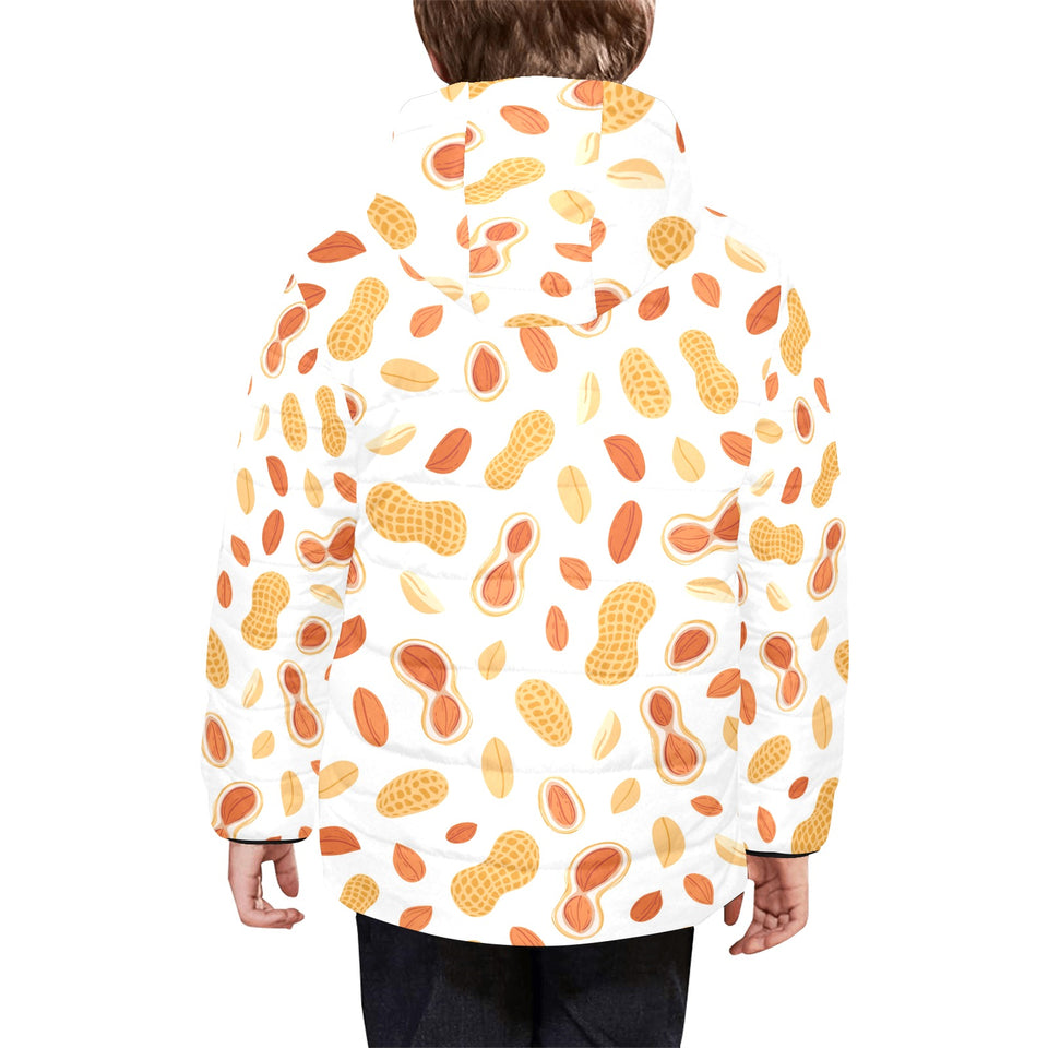 peanuts pattern Kids' Boys' Girls' Padded Hooded Jacket