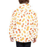 peanuts pattern Kids' Boys' Girls' Padded Hooded Jacket