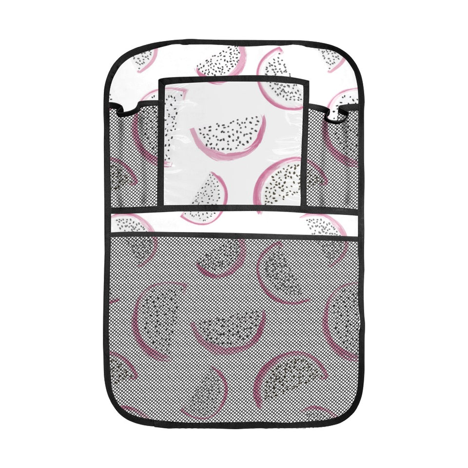 dragon fruit pattern Car Seat Back Organizer