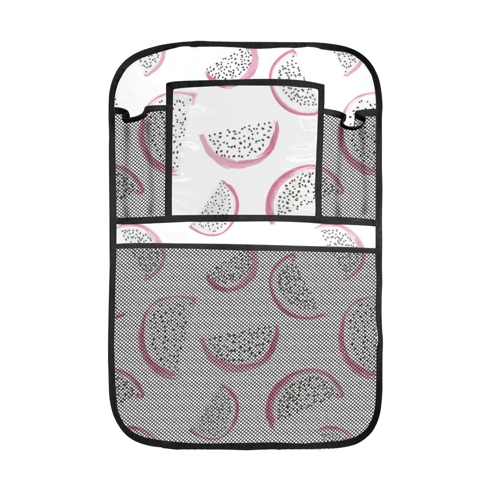 dragon fruit pattern Car Seat Back Organizer