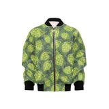 Hop pattern Hop cone background Kids' Boys' Girls' Bomber Jacket