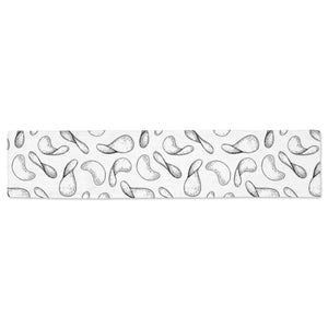 Potato Chips Pattern Print Design 04 Table Runner