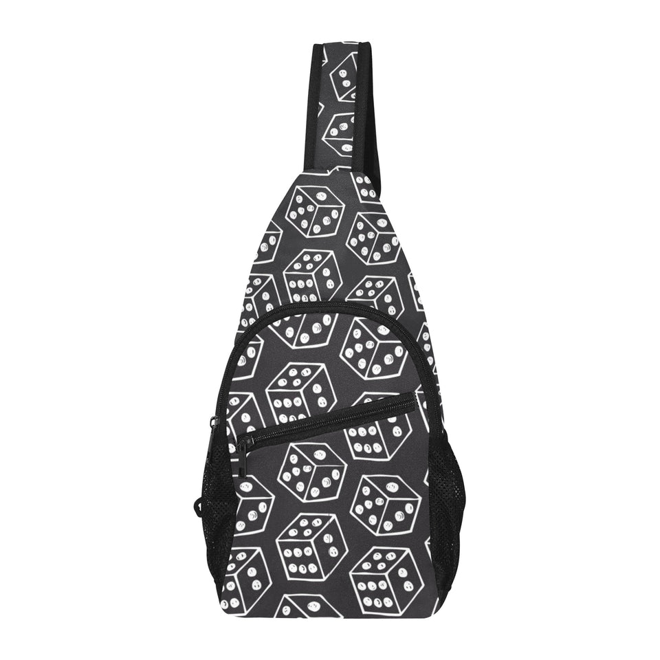 Dice Pattern Print Design 01 All Over Print Chest Bag