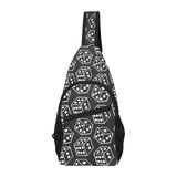 Dice Pattern Print Design 01 All Over Print Chest Bag