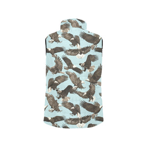 Eagle Pattern Print Design 01 Men's Padded Vest