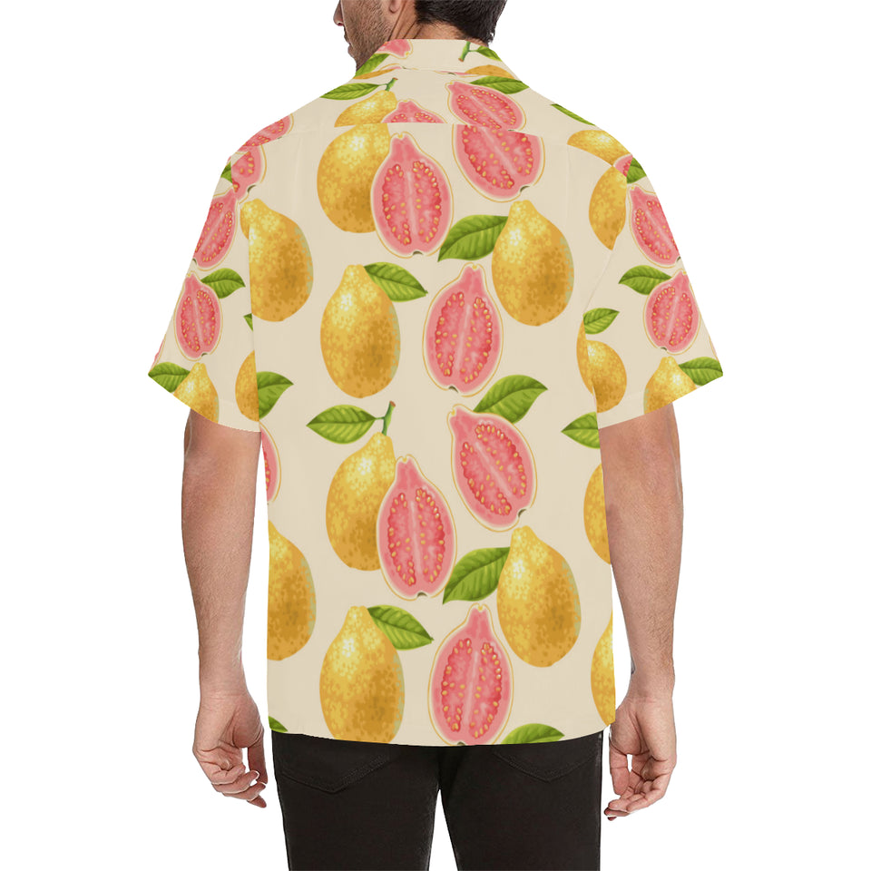 Beautiful guava pattern Men's All Over Print Hawaiian Shirt