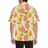Beautiful guava pattern Men's All Over Print Hawaiian Shirt