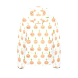 cute onions smiling faces Kids' Boys' Girls' Padded Hooded Jacket