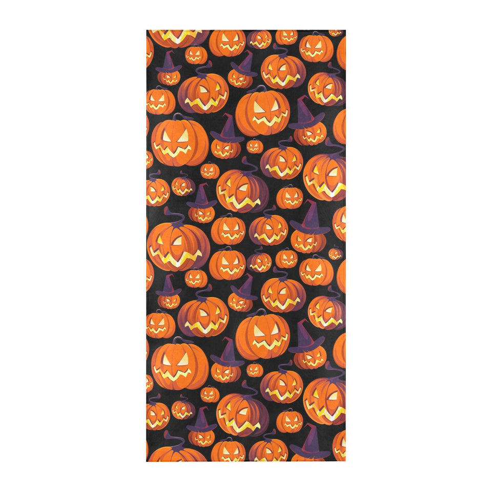 Halloween Pumpkin pattern Beach Towel