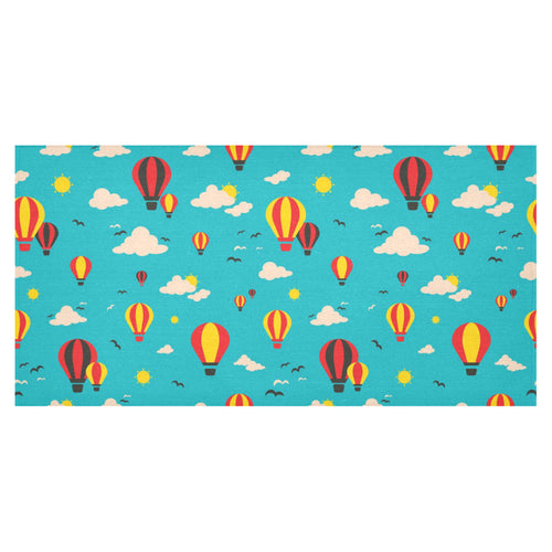 Hot Air Balloon Sky Pattern Tablecloth