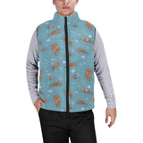 Sea otters pattern Men's Padded Vest