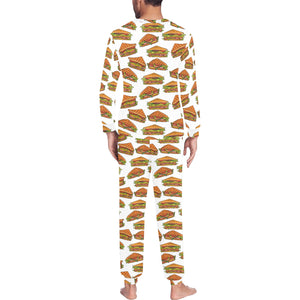 Sandwich Pattern Print Design 02 Men's All Over Print Pajama