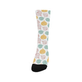 colorful onions white background Crew Socks