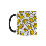 Beer design pattern Morphing Mug Heat Changing Mug