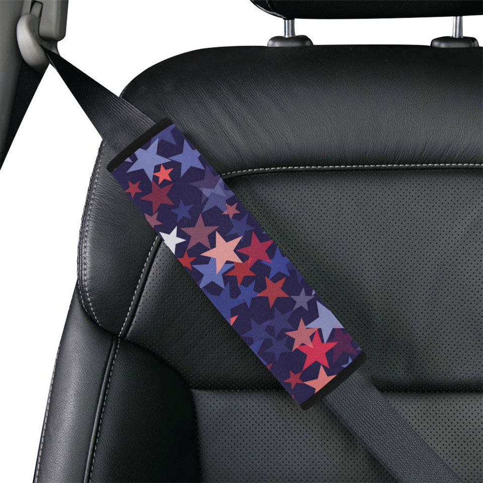 Red blue star pattern Car Seat Belt Cover