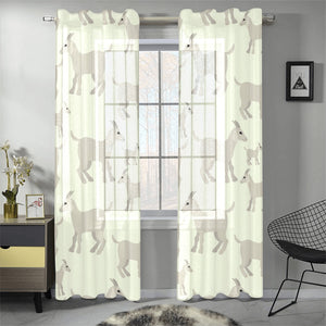 Little young goat pattern Gauze Curtain