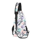 Butterfly pattern All Over Print Chest Bag