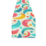 Colorful moon pattern Table Runner