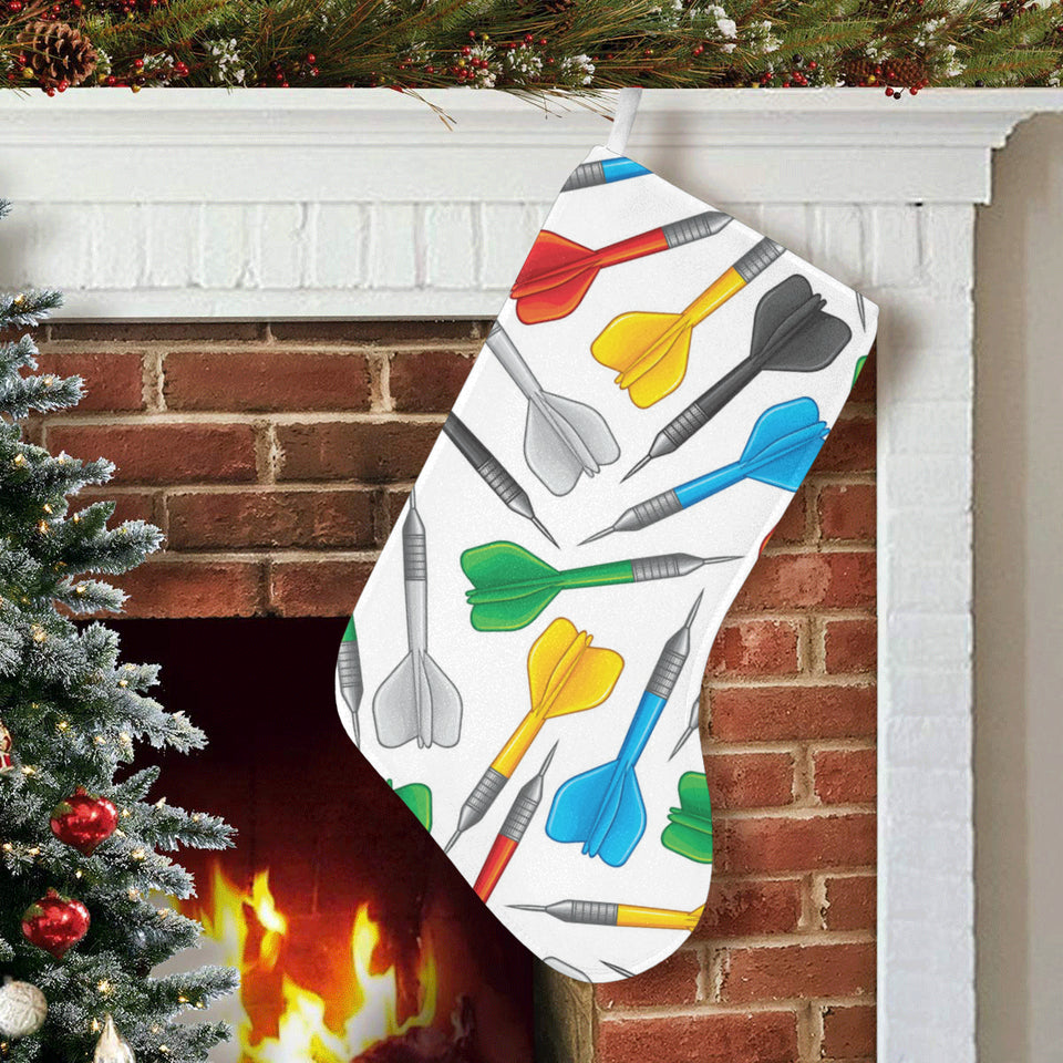 Darts Pattern Print Design 03 Christmas Stocking