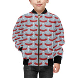 Sausage Pattern Print Design 02 Kids' Boys' Girls' Bomber Jacket