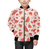 Watermelon pattern Kids' Boys' Girls' Bomber Jacket