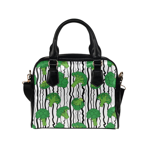 Cool Broccoli pattern Shoulder Handbag