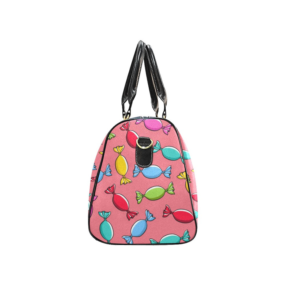 Colorful wrapped candy pattern Travel Bag