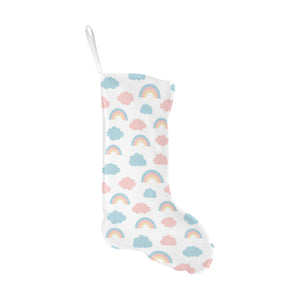 Cute rainbow clound pattern Christmas Stocking