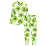 Watercolor kiwi pattern Women's All Over Print Pajama Set