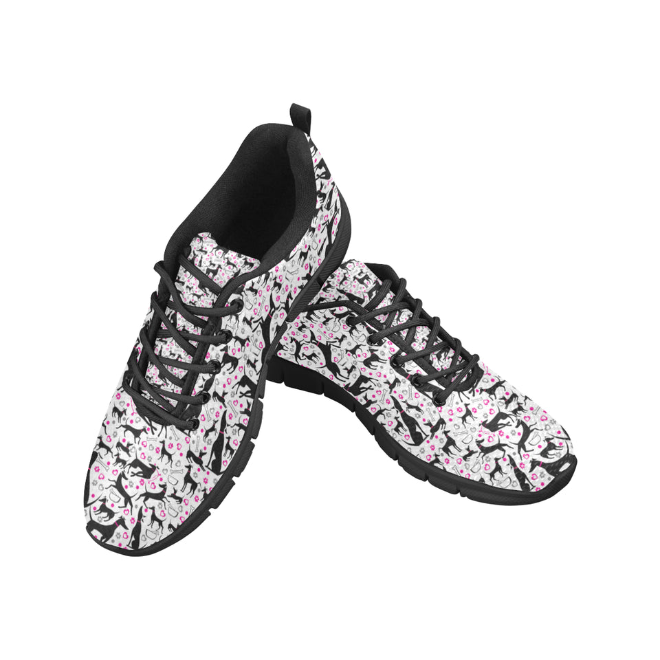 Greyhound Pattern Print Design 02 Women's Sneaker Shoes