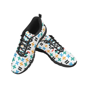 Math Pattern Print Design 05 Men's Breathable Sneakers ( Model 055)