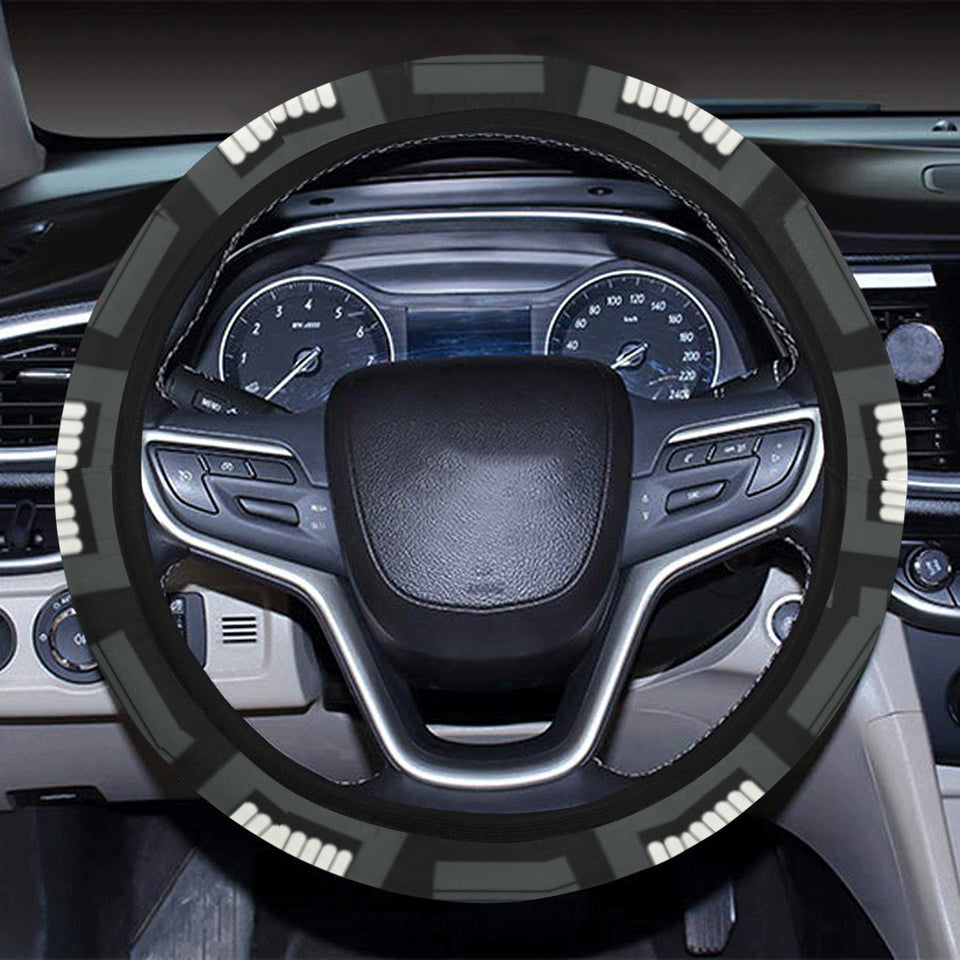 Piano Pattern Print Design 05 Car Steering Wheel Cover
