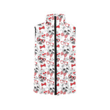 Yorkshire Terrier Pattern Print Design 04 Women's Padded Vest