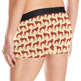 Greyhound Pattern Print Design 04 Men's All Over Print Boxer Briefs Men's Underwear
