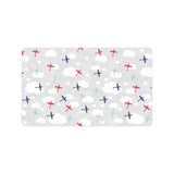 Airplane cloud grey background Doormat