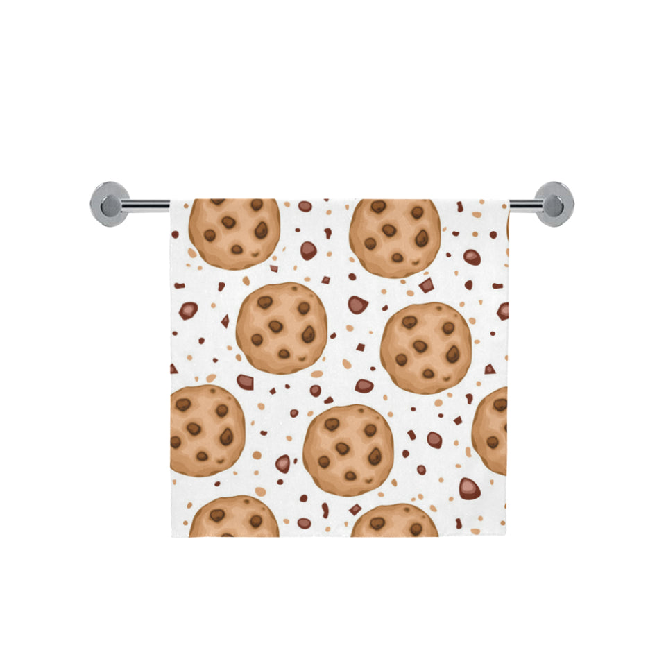 chocolate chip cookie pattern Bath Towel