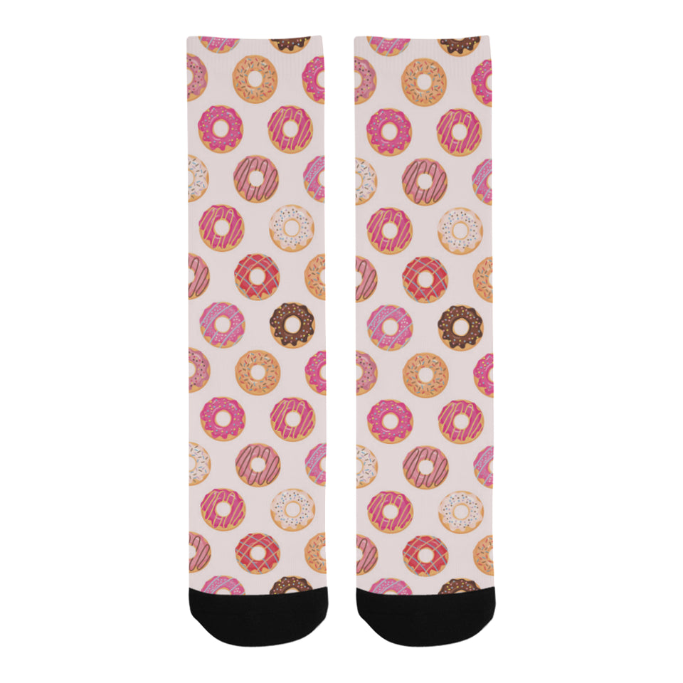 Colorful donut pattern Crew Socks