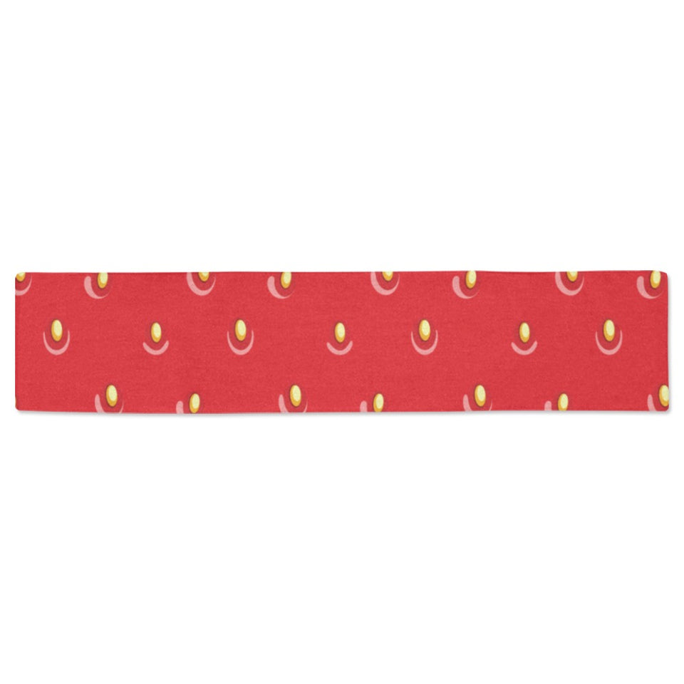 strawberry texture skin pattern Table Runner