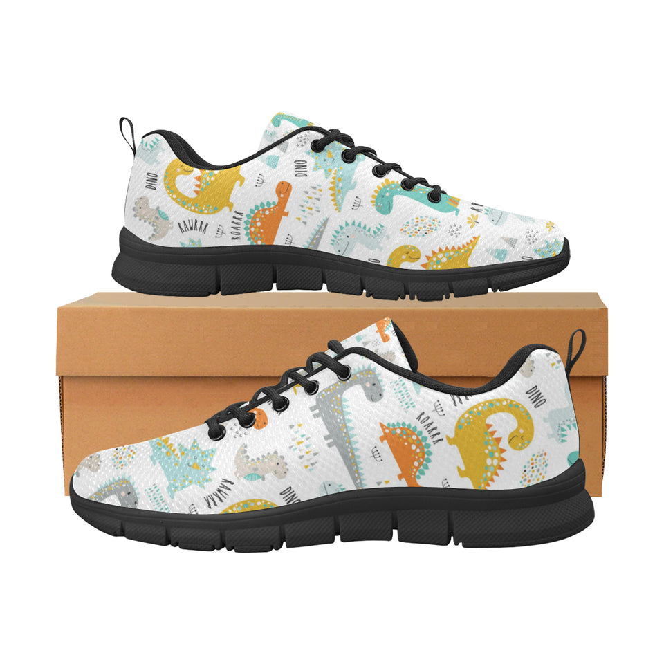 Cute funny kids dinosaurs pattern Women's Sneaker Shoes