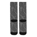 Beer hand drawn pattern Crew Socks